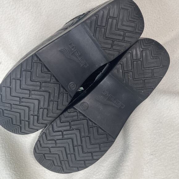 DANSKO Women's Stone Pebble Purple/Blue/Silver Multi Color Clogs Size 39/8-8.5 - Picture 10 of 11